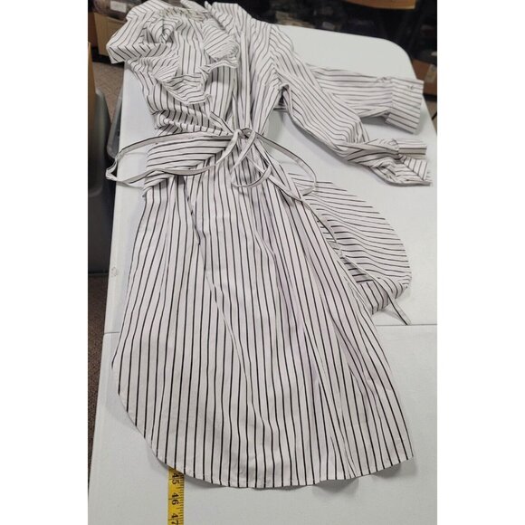 J Peterman Womens Striped Old Money Midi Dress Size 20 Nautical Preppy Editorial - Picture 9 of 11